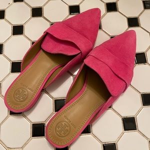 Tory Burch Suede Rosalind Mules